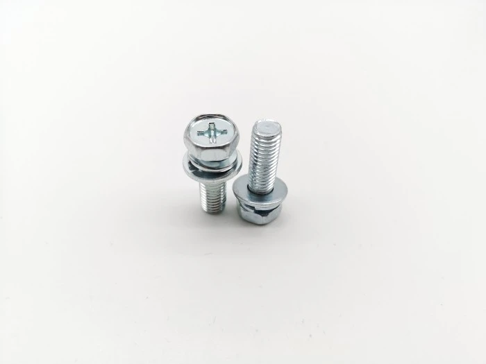 Color Zinc Plated Hex Head Combination Screws
